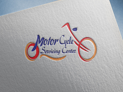 Motor Cycle Servicing Center Logo Design branding graphic design logo