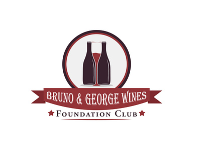 Bruno & George Wines Logo Design