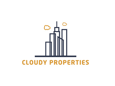 Cloudy Properties Logo Design