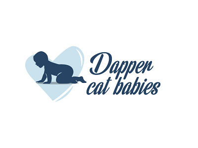 Dapper Cat Babies Logo Design brand brandidentity branding creative design flat graphic design illustration logo logomaker typography ui vector