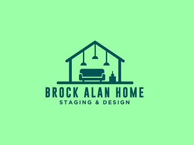 Brock Alan Home Logo Design 3d animation brand brandidentity branding creative design flat graphic design illustration logo logomaker minimalist motion graphics typography ui