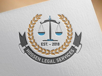 Hossen Legal Services Logo Design 3d animation brand brandidentity branding creative design flat graphic design illustration logo logomaker minimalist motion graphics typography ui vector