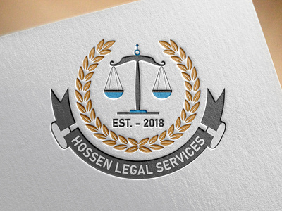 Hossen Legal Services Logo Design