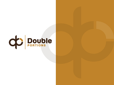 Double Portion design logo