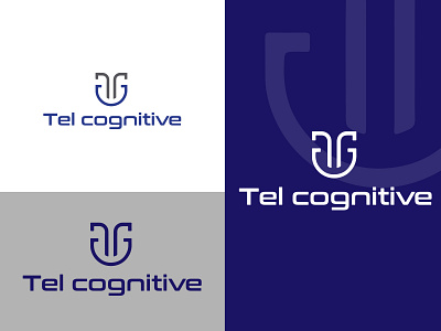 Tel Cognitive design icon logo