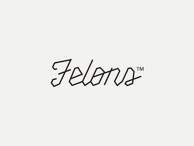 Felons band black cuffs felons hipster logo minimal music typography white