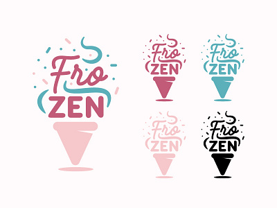 Logo Design ice cream illustration logo logo design vector art