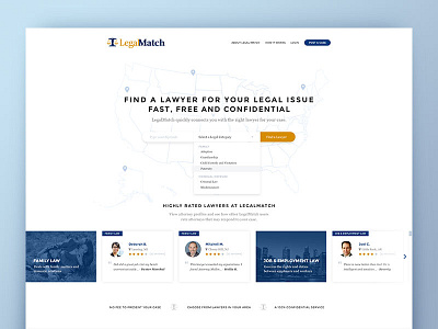 Lawyer Directory Concept web webdesign website