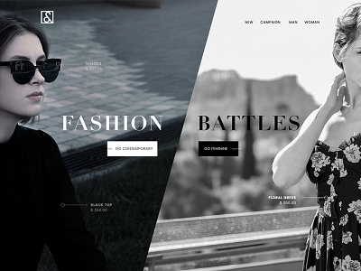 Fashion Web Shot fashion ui web design website