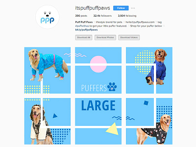 Instagram Banner Design banner grid instagram social media
