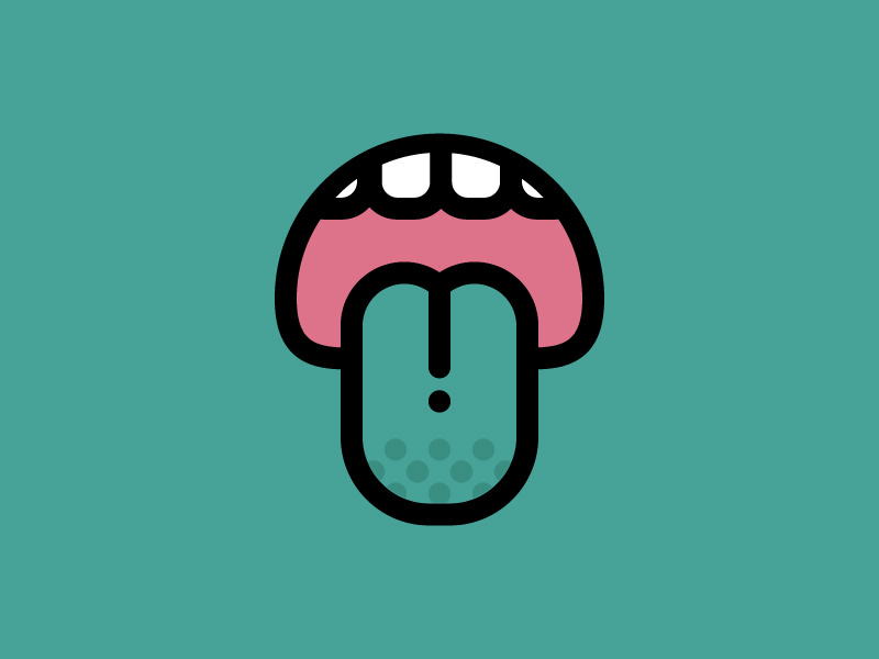 Illustration illustration logo jade tongue mouth