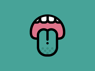 Illustration illustration jade logo mouth tongue