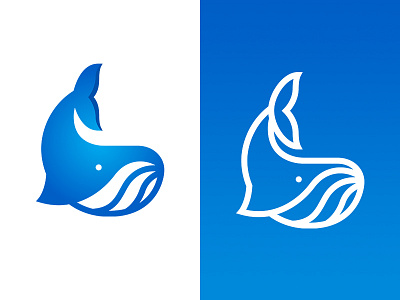 Logo Design design logo ocean sea whale