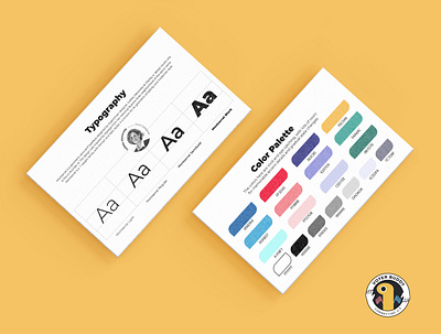 Branding Guidelines | Voter Buddy App app design branding branding guidelines color palette illustrator indesign logo typography ui