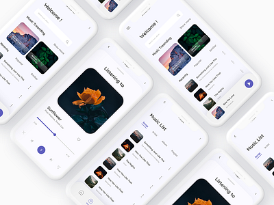 Music Player app design mobile app design music music app music app design uidesign uiux