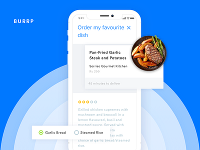 Food ordering with Voice