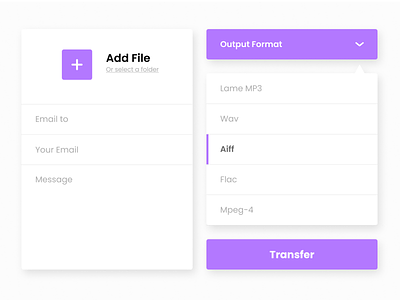 Daily UI Challenge Day 27: Dropdown