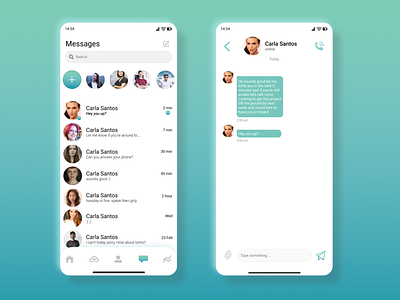 Daily UI Challenge Day 13: Messenger