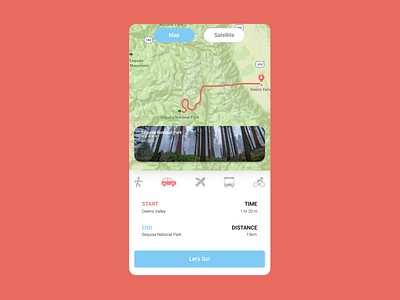 Daily UI Challenge Day 20: Location Tracker