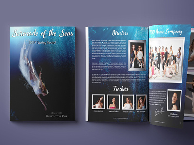 Program Book Design book book design brochure graphic design playbook print publication