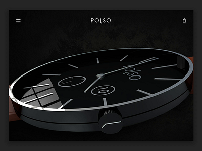 Polso Timepieces - Landing Page after effects animation branding clean ecommerce hamburger home landing loading logo luxury minimal page product sketch store ui ux watch website