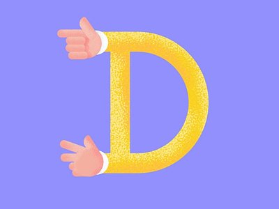 D a abc alphabet d design typography