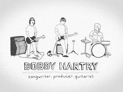 Bobby Hartry illustration logotype website