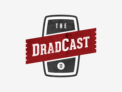 The DradCast identity logo wordpress