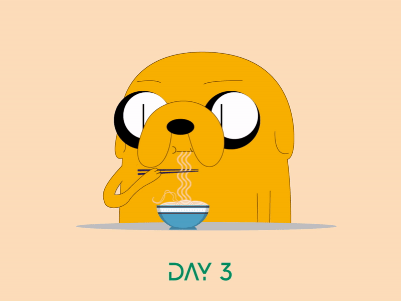 Jake Animation 100daychallenge animated animated gif animation jake jake the dog motiongraphics