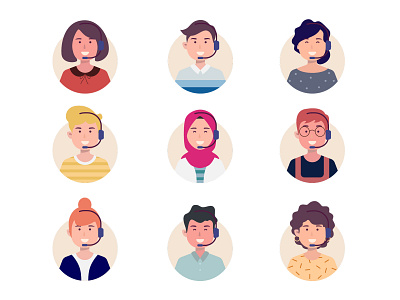 Free Call Center Avatar Pack