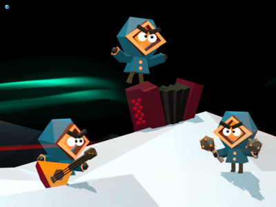 Alaska Project 3d alaska c4d character cinema 4d illustration low poly lowpoly winter