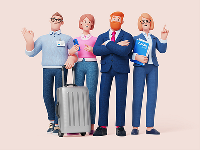 Ozon Travel - Characters Set