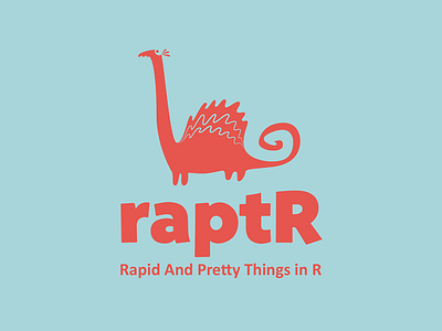 raptR, logo dinosaur logo raptor