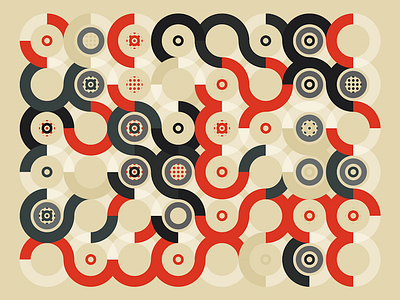 Generative pattern 18 background color generative pattern random