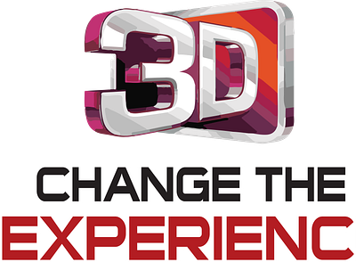 Change The Experience design illustration typography vector