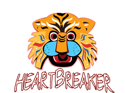 Heartbreaker design illustration typography vector