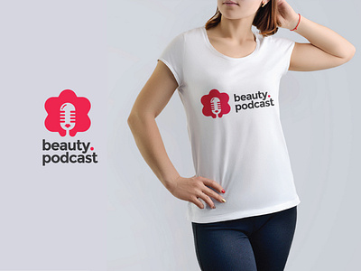 Logo Beauty Podcast beauty brand design brandidentity corporate branding desainlogo icon logo logodesign modern logo podcast podcasting vector