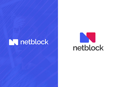 Logo Netblock brand design brand identity brandidentity branding branding design corporate branding desainlogo logo logodesign modern logo