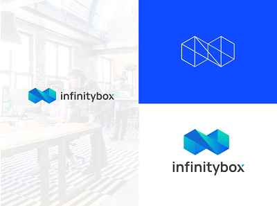 infinitybox Logo Concept brand design brand identity brandidentity branding branding design corporate branding desainlogo logo logodesign modern logo