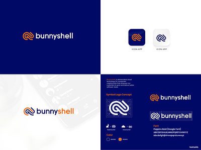 Bunnyshell logo concept brandidentity branding design bussines corporate branding desainlogo design icon logo logodesign modern logo