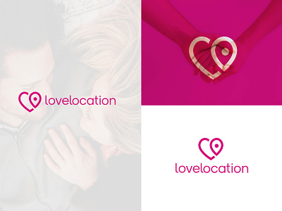 Logo lovelocation app brand identity brandidentity branding design corporate branding desainlogo location logo logodesign love lovely modern logo vector