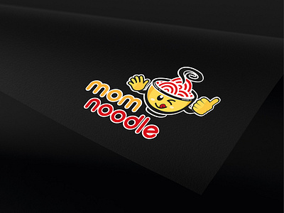 Illustration Logo "mom noodle"