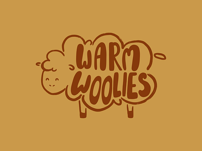 Warm Woolies Logo brand design branding branding design logo logo design logo illustration logo illustrator logodesign logotype