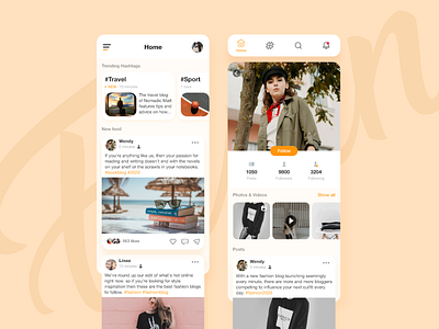 Social App Design