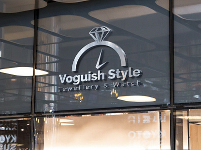 Voguish Style Logo branding business graphic design icon jewellery logo logodesign marketing minimalist logo print design shop logo unique logo watches