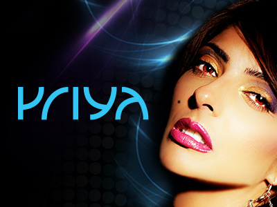 Priya - Release Me artist band branding custom dance electronic glow logo music musician performer priya raja sandhu singer song typography