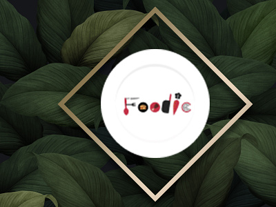 Foodie design logo