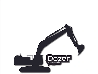 Dozer Vineyard design logo