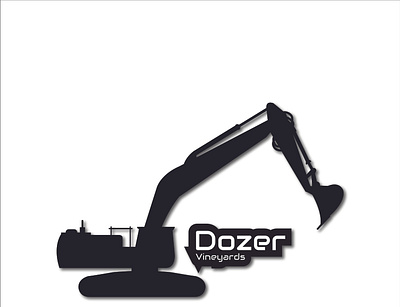 Dozer Vineyard design logo