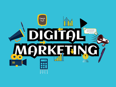Digital Marketing design illustration